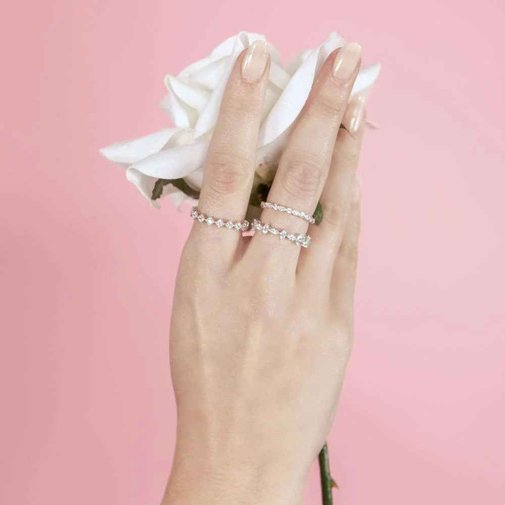 Diamond Shaped Eternity Ring