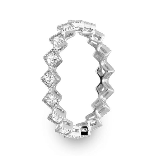 Diamond Shaped Eternity Ring