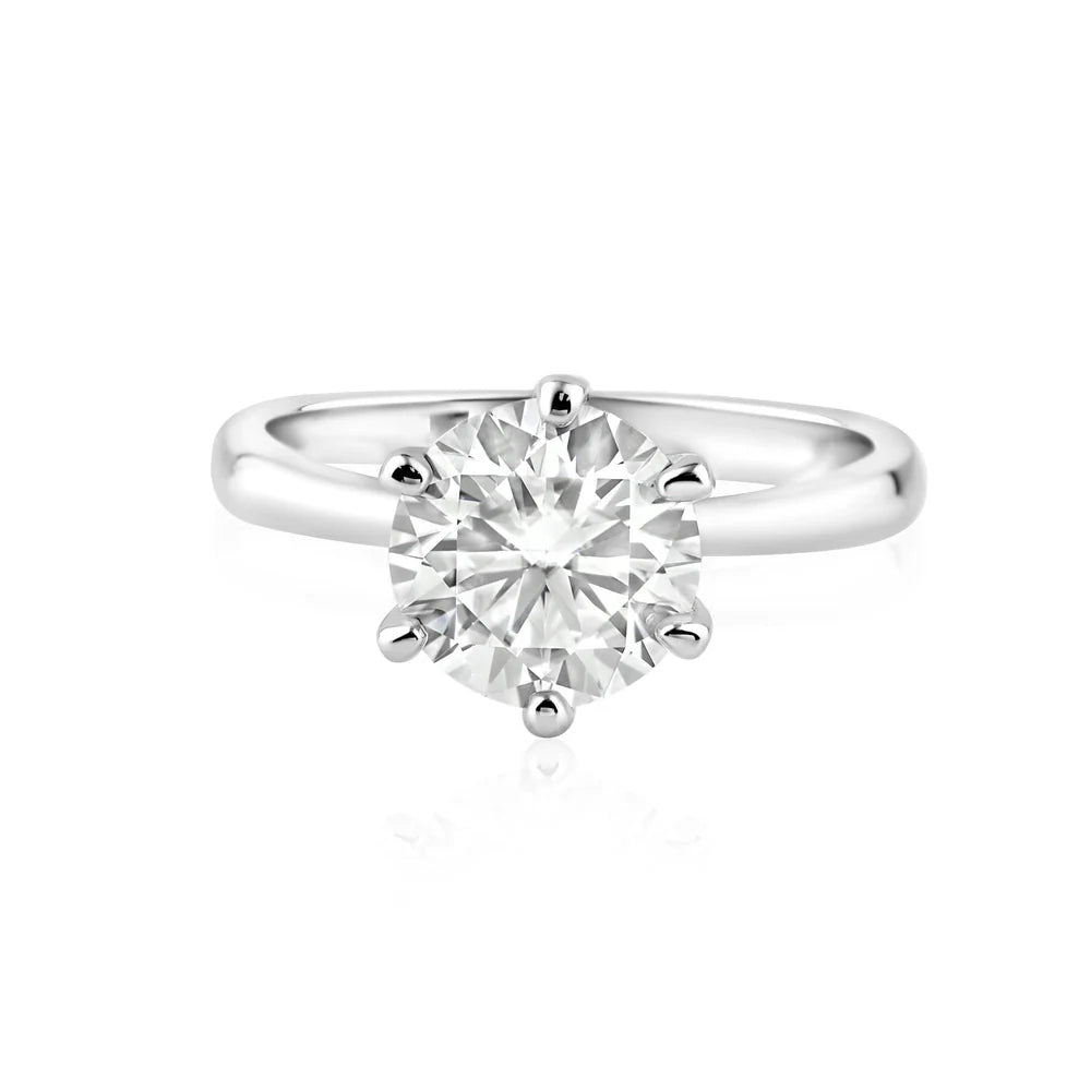 0.51 Carat Lab Grown Diamond Engagement Ring