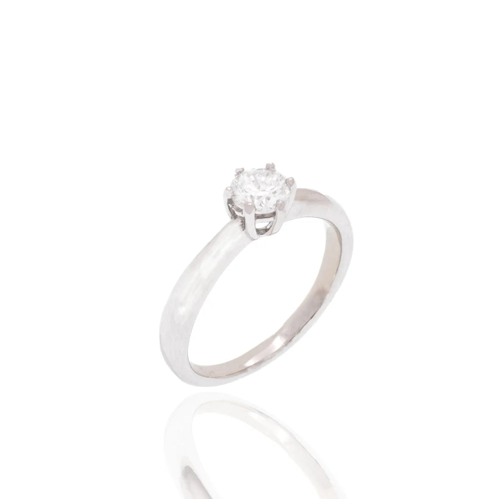 0.51 Carat Lab Grown Diamond Engagement Ring