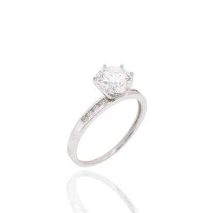 Lab Grown Diamonds 1.48 Carat Solitaire Engagement Ring
