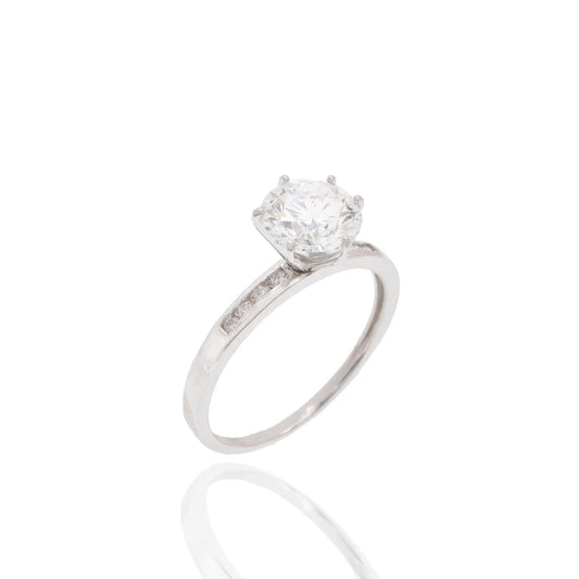 Lab Grown Diamonds 1.48 Carat Solitaire Engagement Ring