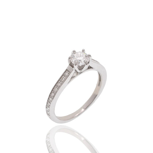 0.59 Carat Lab Grown Diamond Engagement Ring
