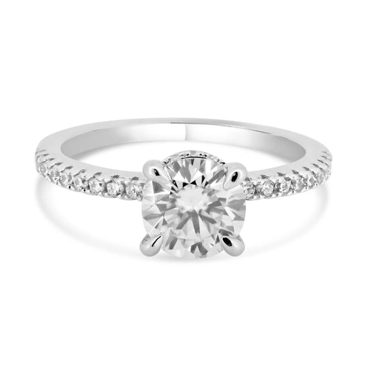 1 Carat Moissanite Stone Ring