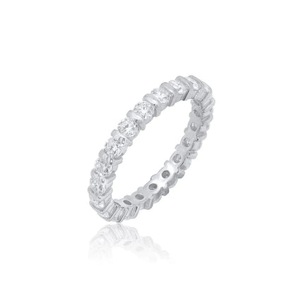 Moissanite Eternity Band