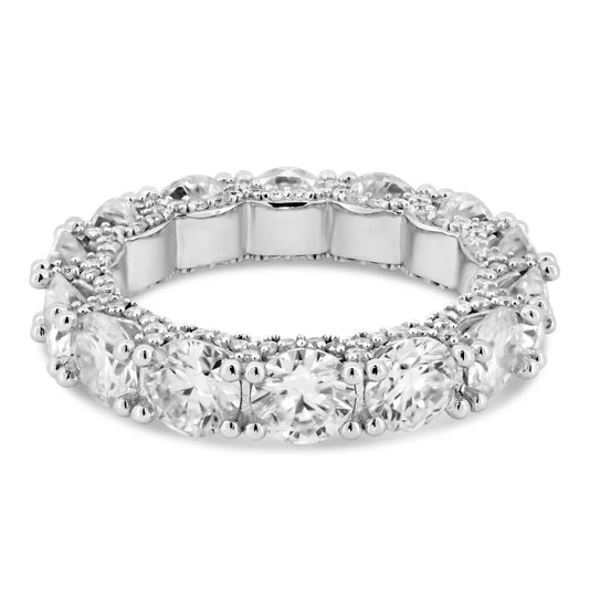 Moissanite Eternity Band Ring